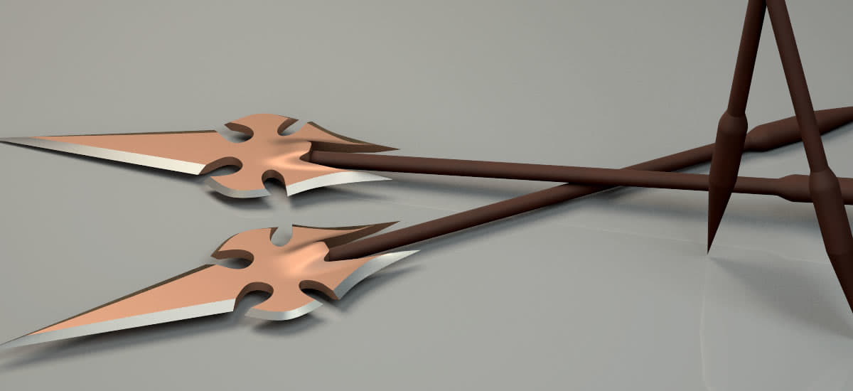 Spear Medieval for Animation Higth Quality Clear Model 3D print model 3D model 3D Model