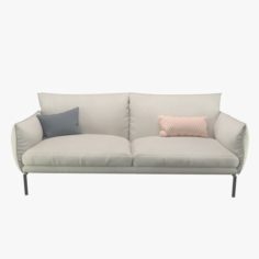 Beige sofa 3D Model