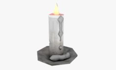 Candle 3D Model