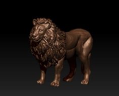 lion statue 3D Model