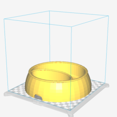 Dig Dog Bowl 3D Print Model