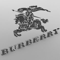 Burberry logo 3D Model