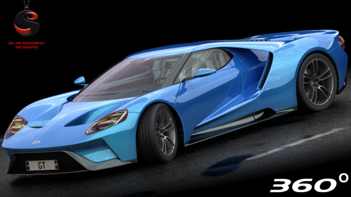 Ford GT 2017 3D Model