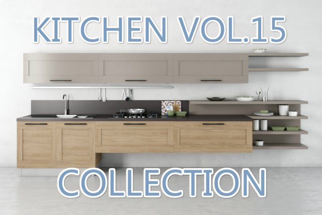 KITCHEN COLLECTION VOL15 3D Model