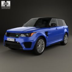 Land Rover Range Rover Sport SVR 2015 3D Model