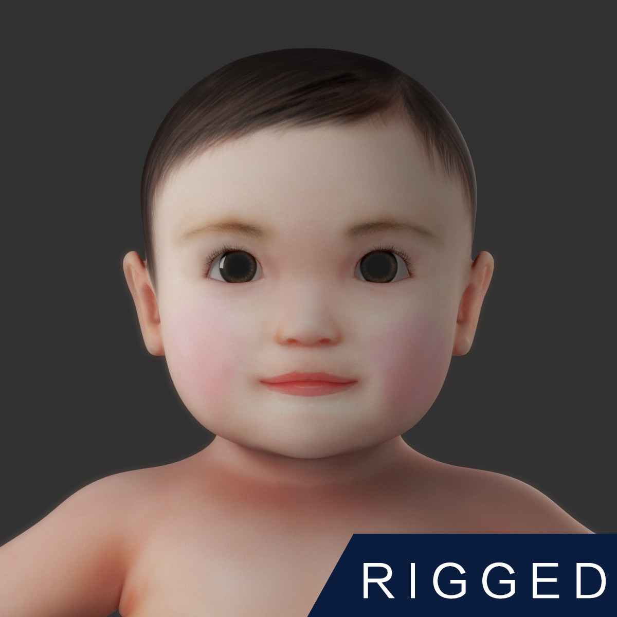 Baby 3d model