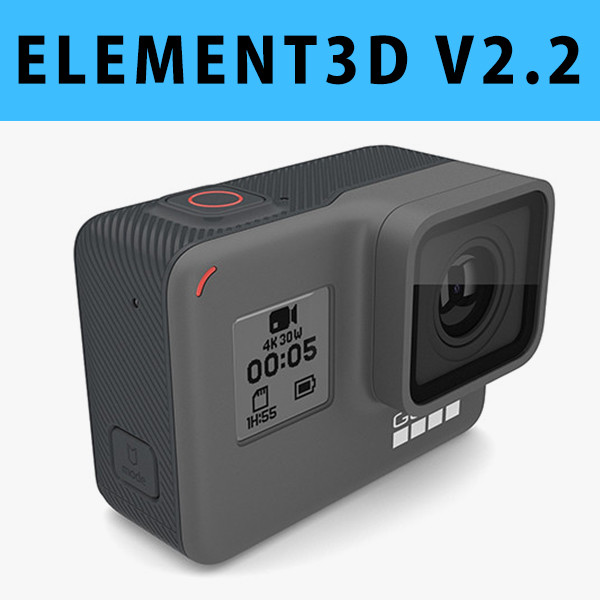 E3D – GoPro Hero 5 Black 3D Model