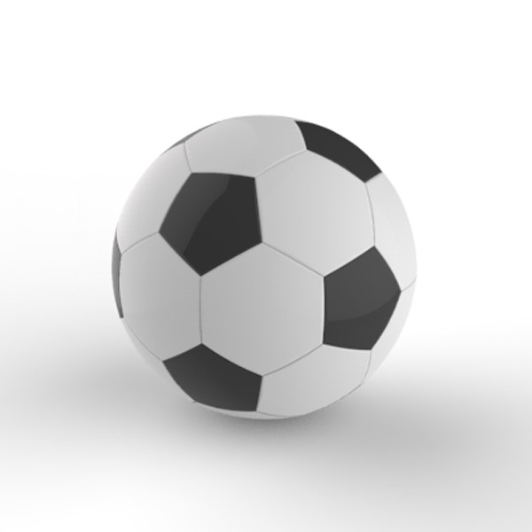 3D Soccer Ball model Free 3D Model