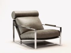 Cruisin Lounge Chair & Ottoman 3D Model