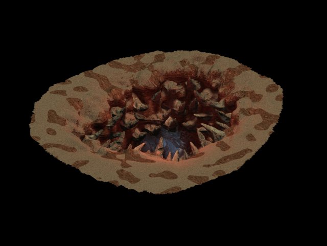 Full of teeth – cave 3D Model