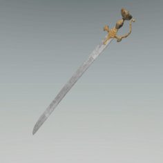 Indian sword 3D Model