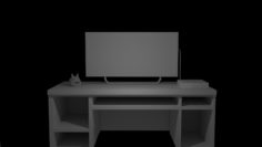Desk 3D Model