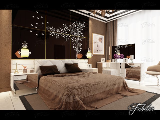 Bedroom 90 3D Model