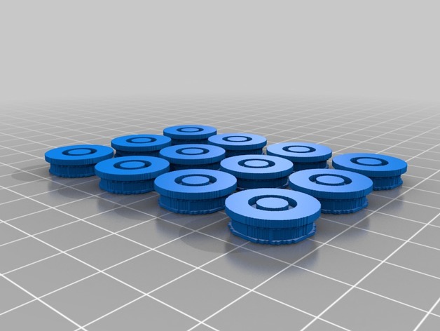 Bullet Casings for Revolver Fidget Spinner 3D Print Model