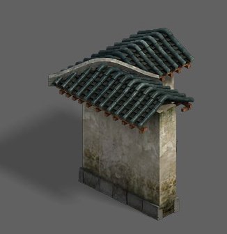 Medium city – wall 3D Model