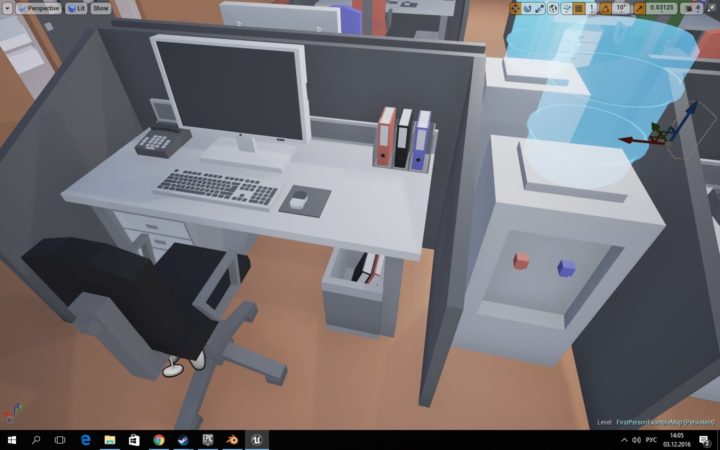 Low-Poly Office Pack 3D Model