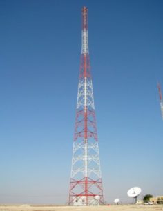 3D Model Communication Tower 3D Model