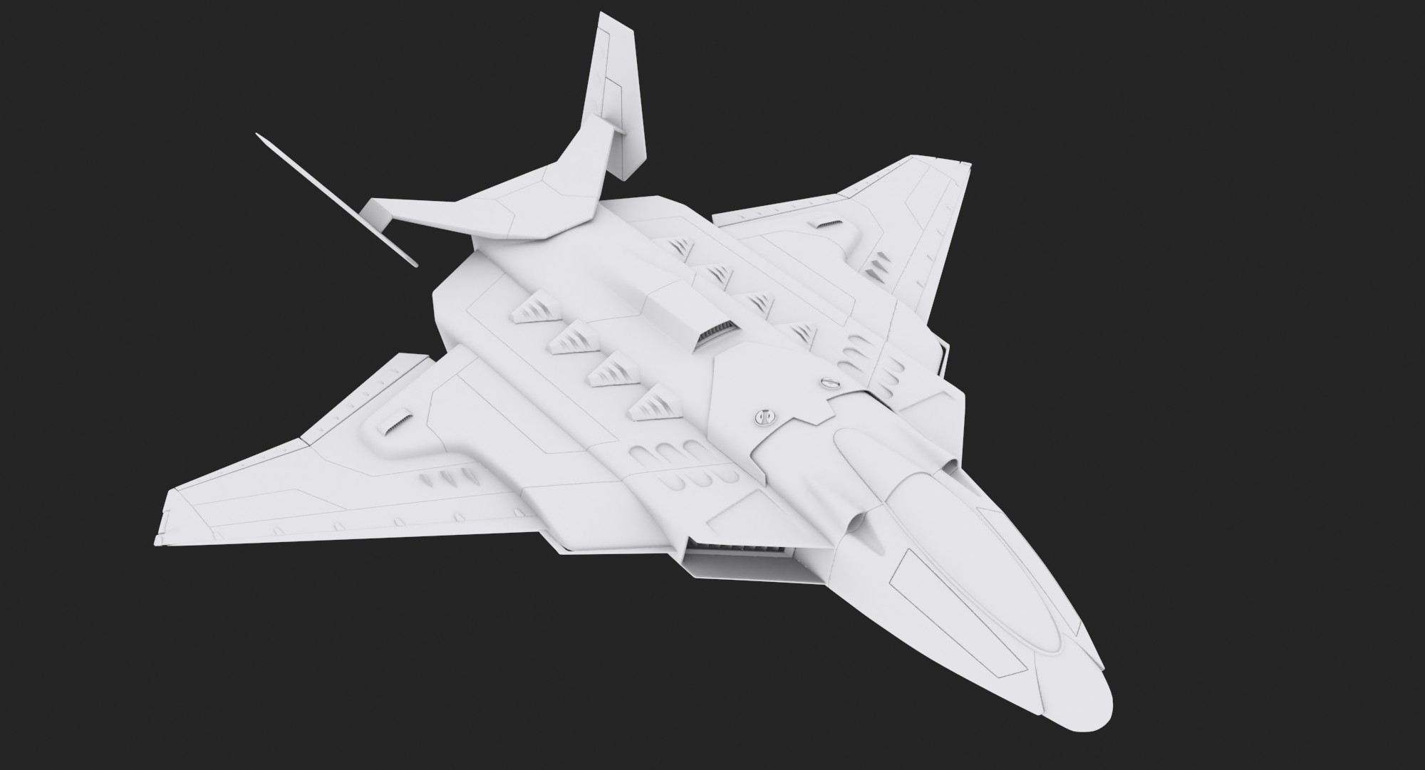 Spaceship 3D Model