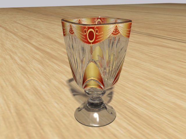 Glass cup 3D Model