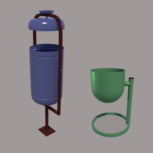 Trashcan 7 10 3D Model