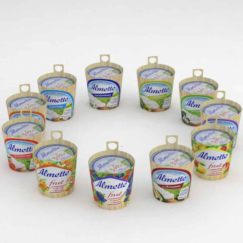 Almette 150g Collection 3D 3D Model