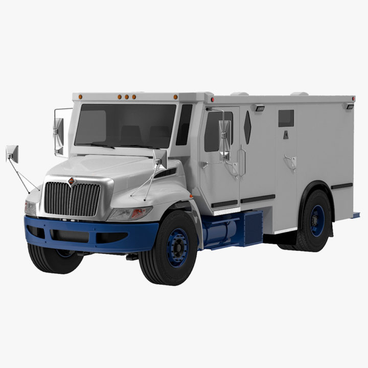 Armored Truck 3D 3D Model