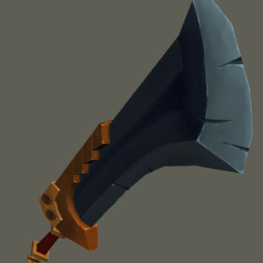 Toon Fantasy Sword 3D Model