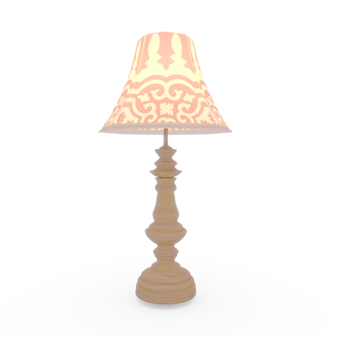 Exotic Design Table Lamp 3D model 3D Model
