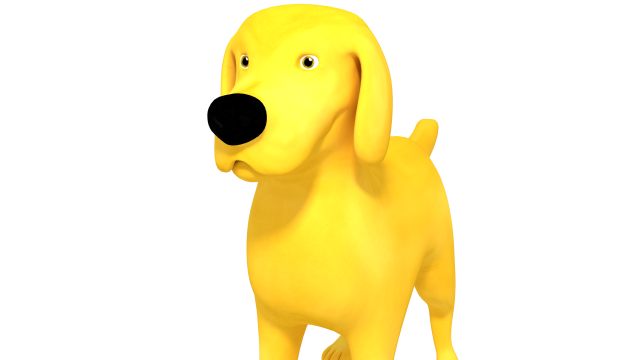 Golden Retriever 3D Model