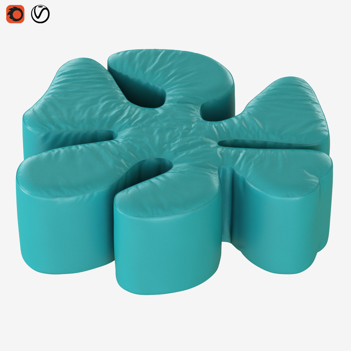 Pouf Margaret 3D Model