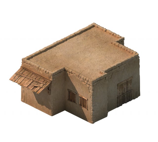 Desert Ancient Battlefield – House 01 3D Model