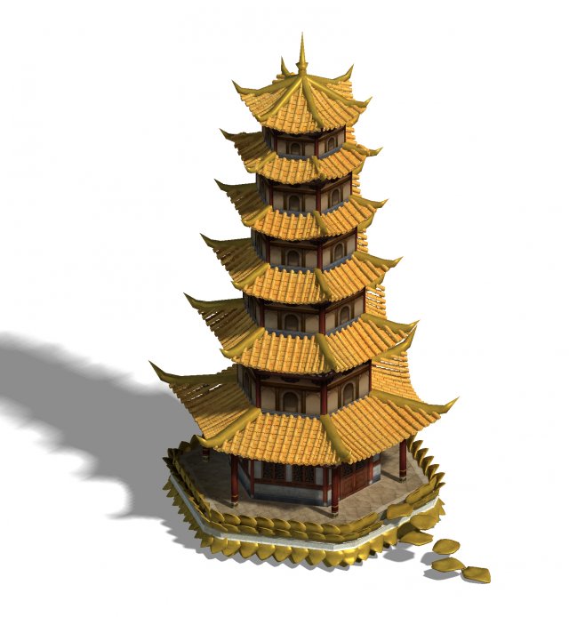 Once upon a time – tower 032 3D Model