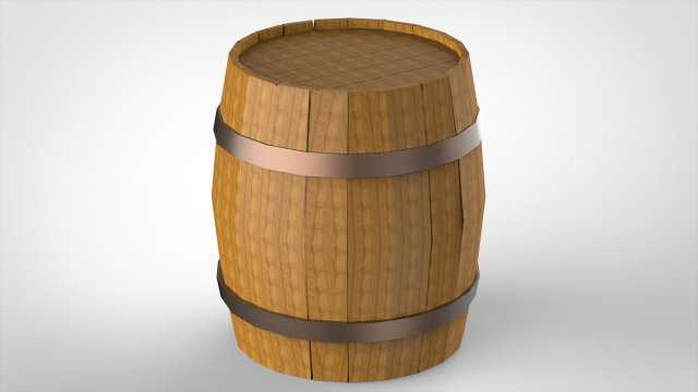 Barrel 3D Model