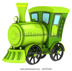 3D model Toy Locomotive 3D Model