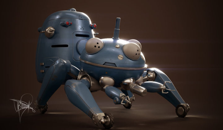 3D model Tachikoma 3D Model