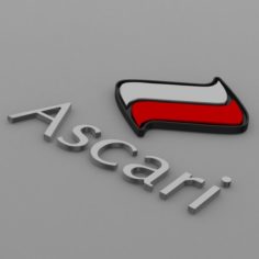 Ascari logo 3D Model