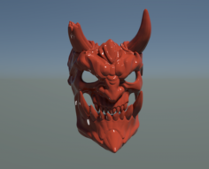 Demon mask 3D Model