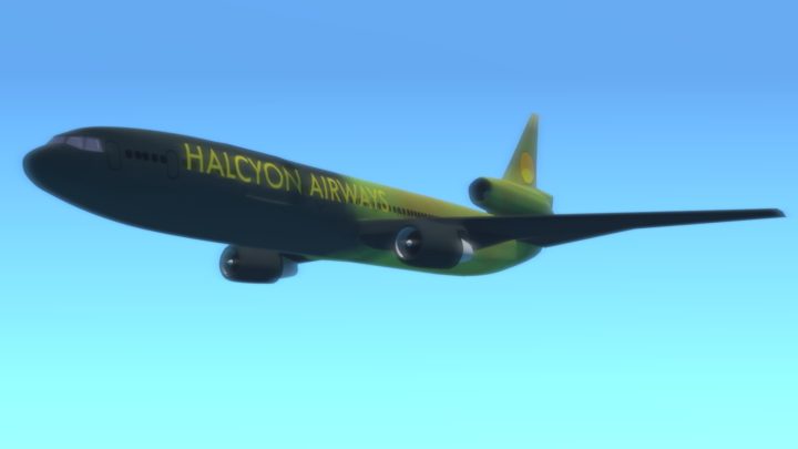 DC-10 (3D-printable) 3D 3D Model