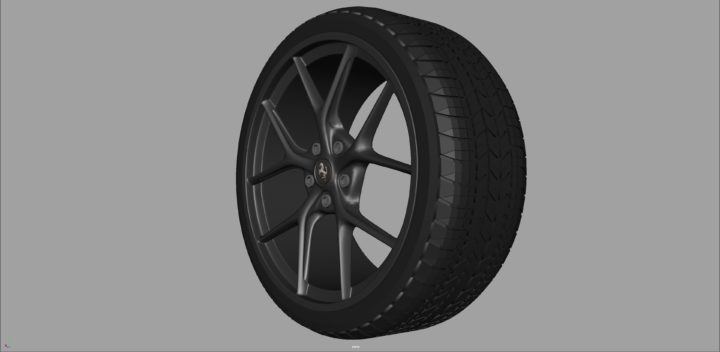 Ferrari 599 GTO Wheel model Free 3D Model