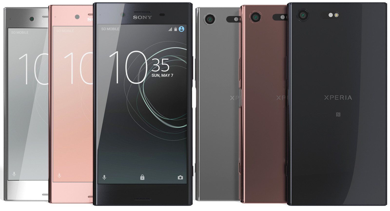 Sony Xperia XZ Premium All Colors 3D model 3D Model