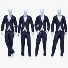 Male suit 7 model 3D Model