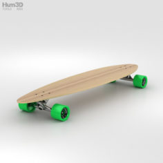 Longboard 3D Model