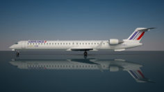 AIR FRANCE CRJ 1000 NEXT GEN. 3D Model