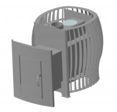 Oven bath standard 16 3D Model