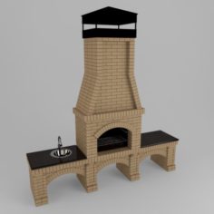 Barbecue 3D Model