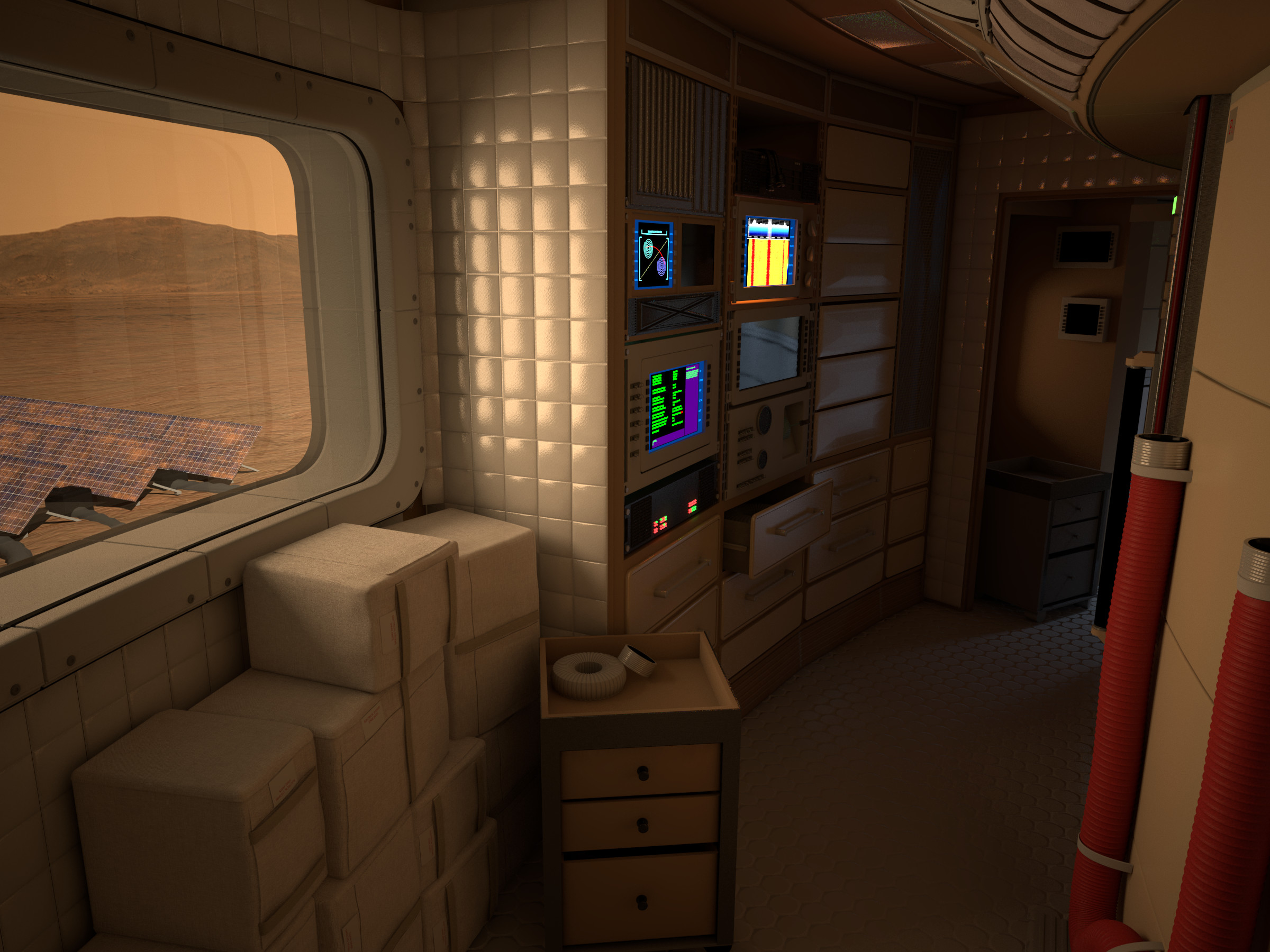 Mars Base 3D Model