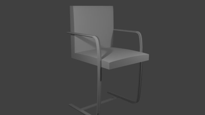Modern Chair 3D model 3D Model