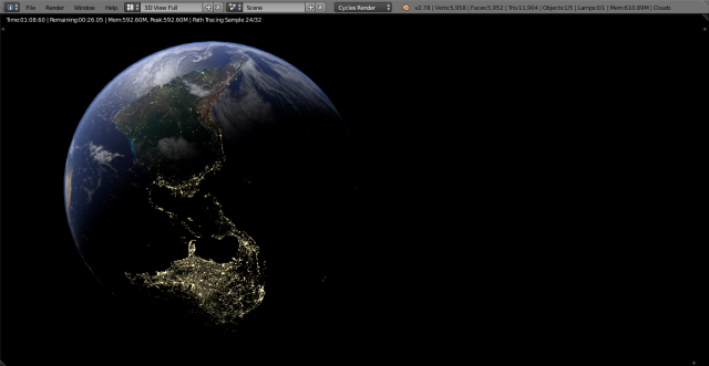 Earth 3D Model