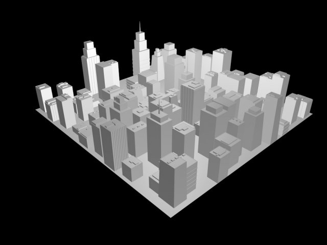 City Free 3D Model