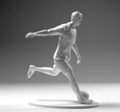 Footballer 02 Footstrike 04 Stl 3D Model